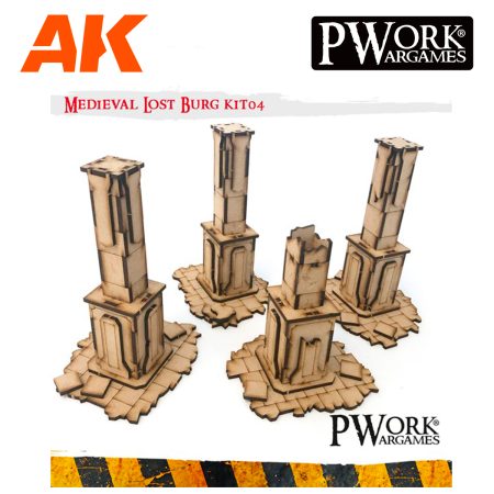 PWTS00404MDF MDF Scenery Lost Burg 04