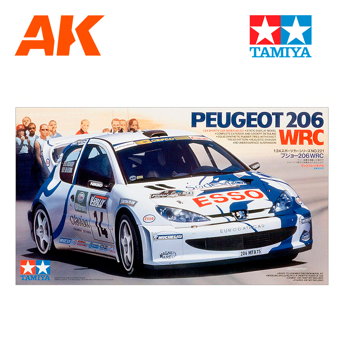 Buy 1/24 Peugeot 206 WRC online for24,95€
