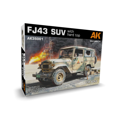 AK35001 FJ43 SUV WITH HARD TOP