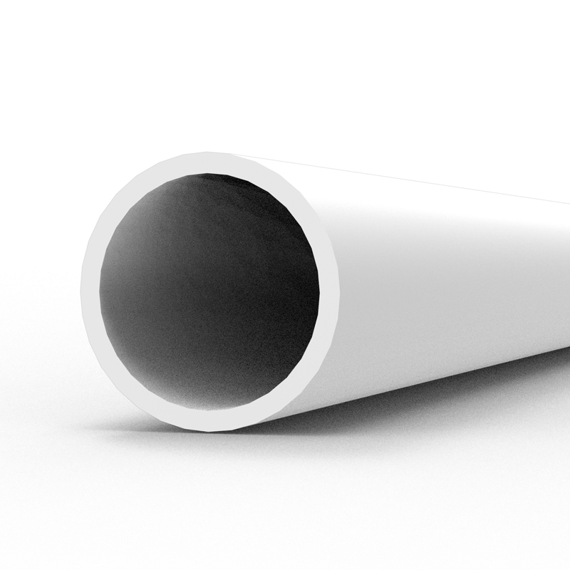 Hollow tube 4.00 diameter x 350mm – STYRENE HOLLOW TUBE – (4 units)