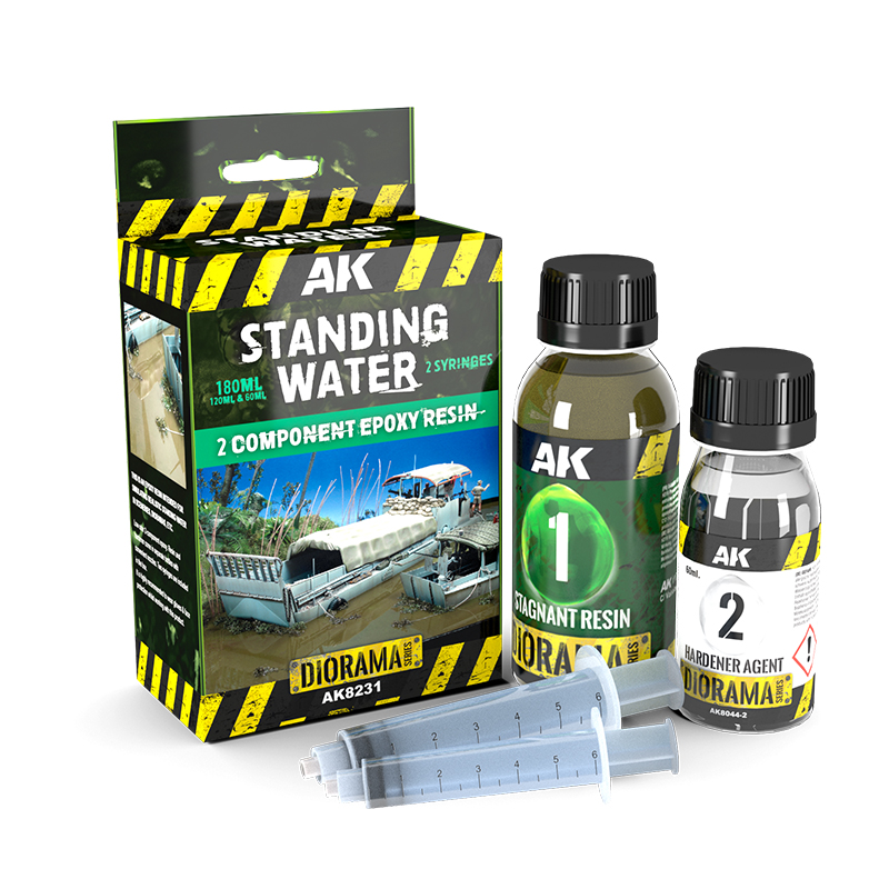 RESIN STANDING WATER – 2 components epoxy resin 180ML
