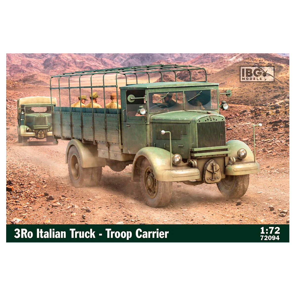 3Ro Italian Truck Troop Carrier 1/72