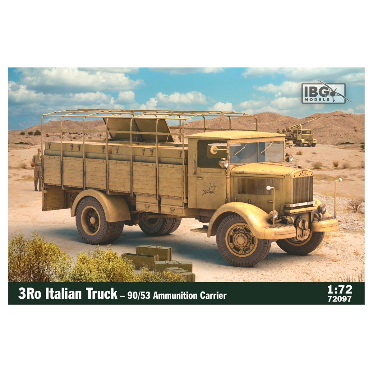 3Ro Italian Truck – 90/53 Ammunition Carrier 1/72