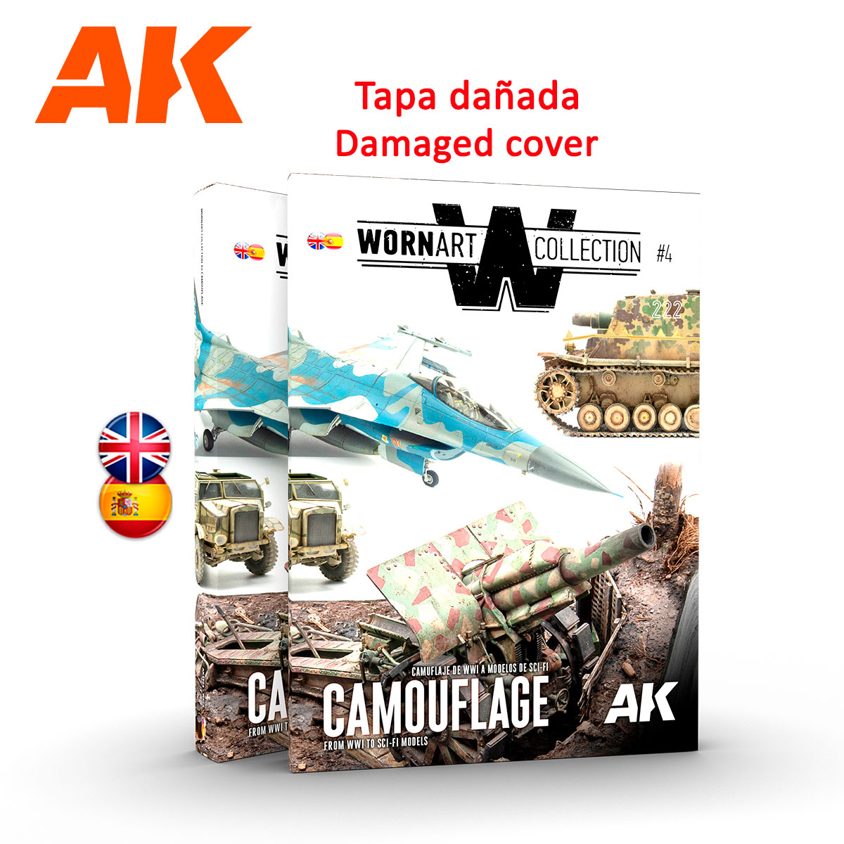WORN ART COLLECTION ISSUE 04 – CAMOUFLAGE (Damaged cover / Tapa dañada)