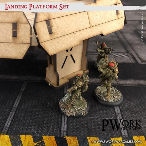 PWTS00604 MDF MDF Scenery Landing Platform