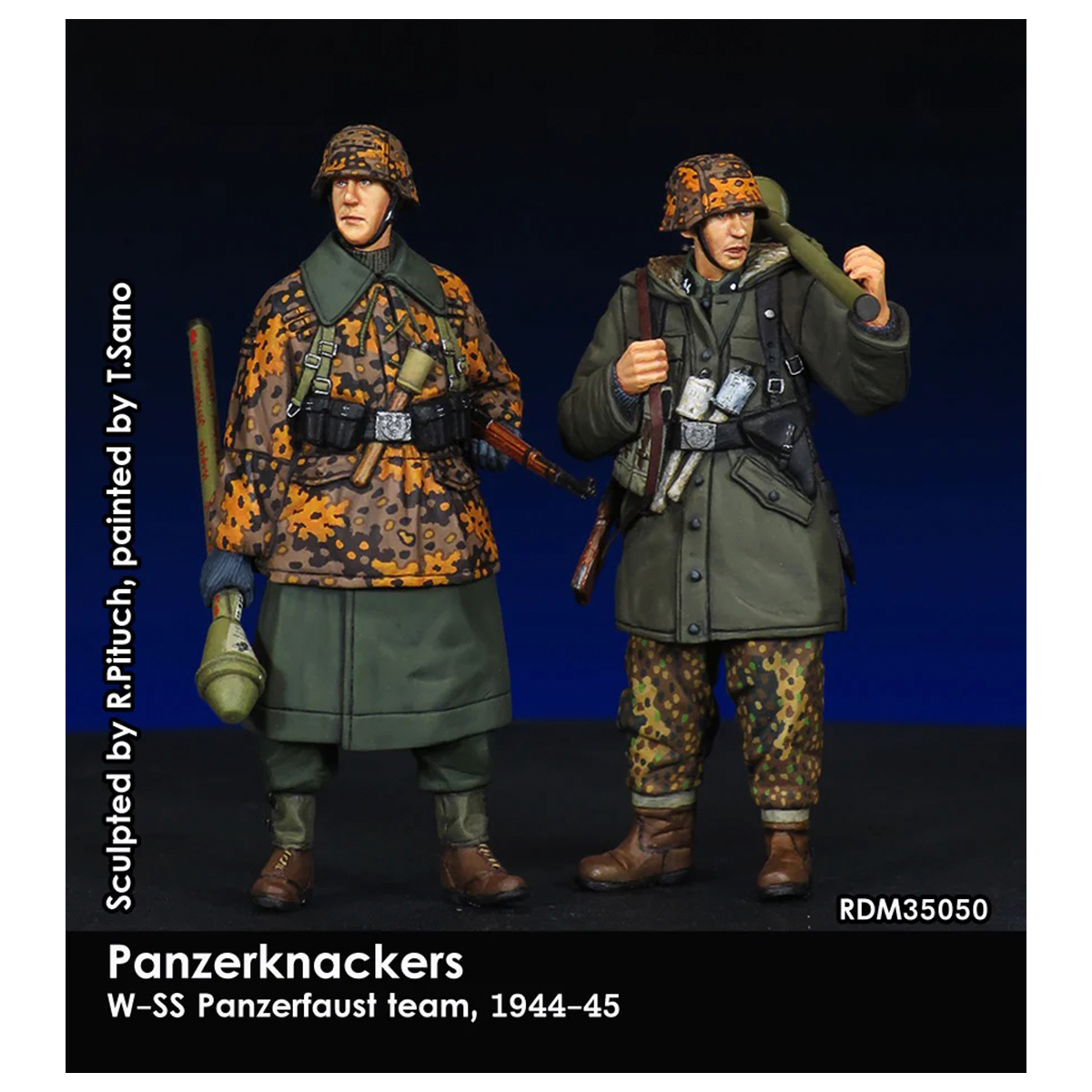 W-SS Panzerfausts team 1/35 (2 figures set)