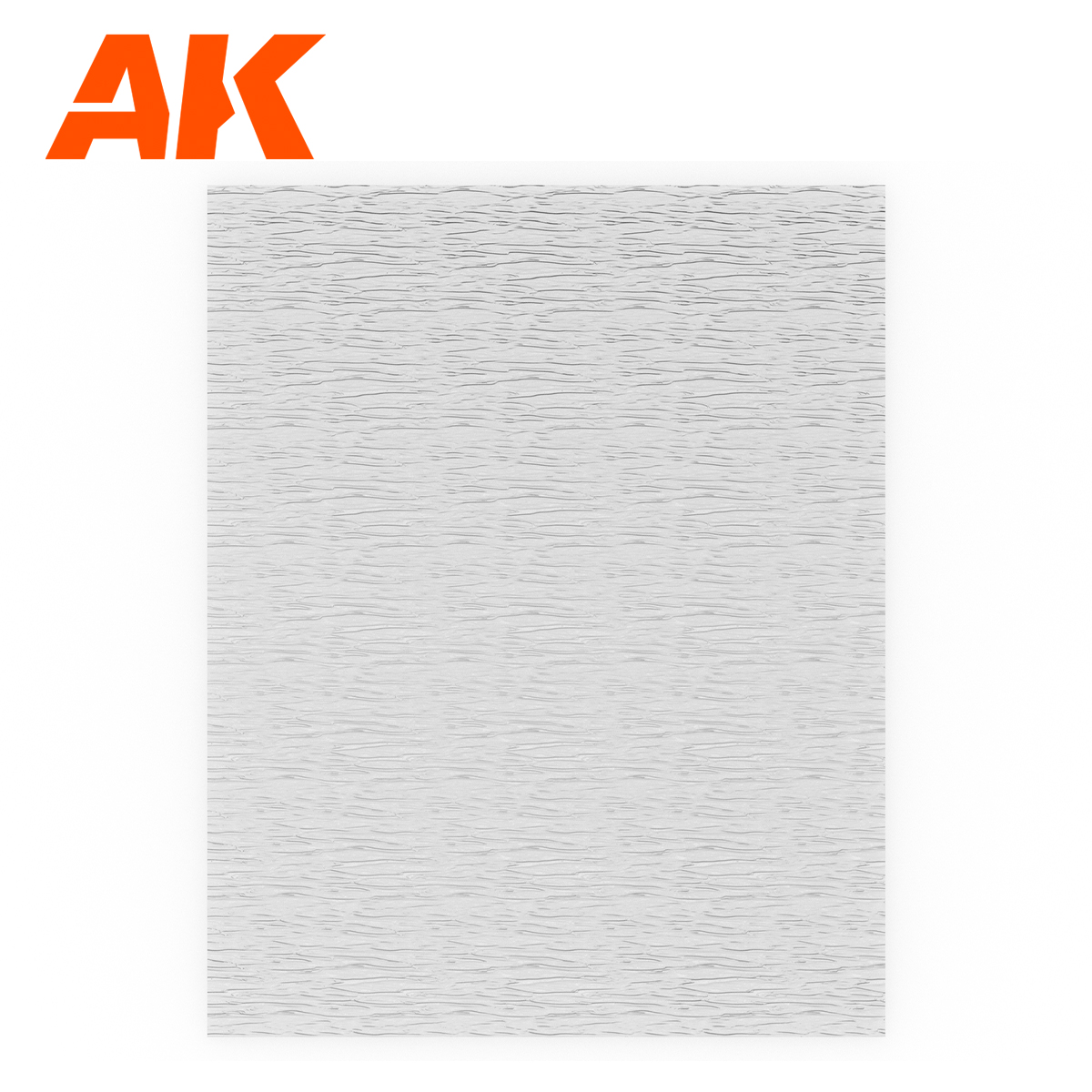 Water Sheet Transparent Running Water 245 x 195mm / 9.64 x 7.68 “  – TEXTURED ACRYLIC SHEET – 1 Unit 