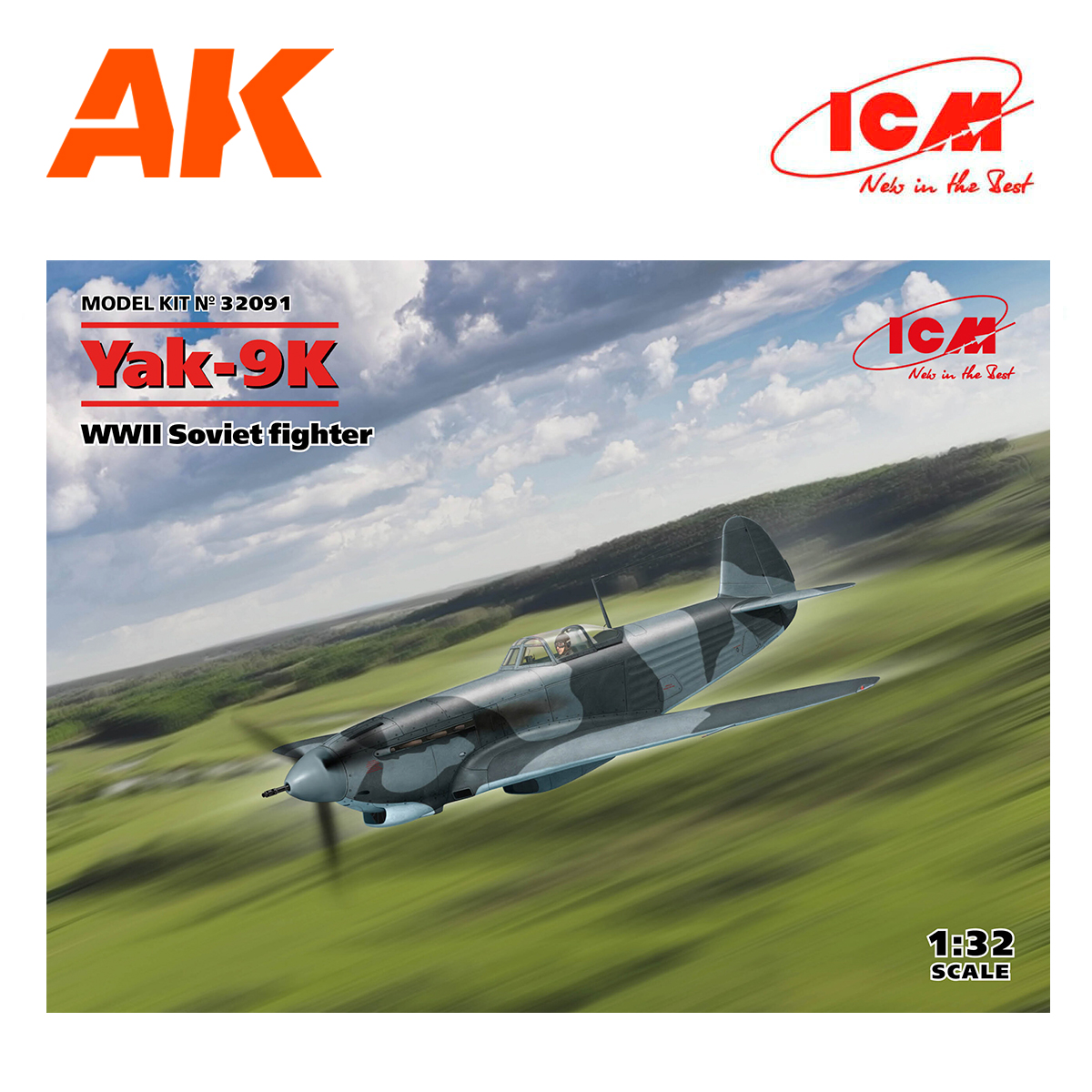 Yak-9K, WWII Soviet fighter 1/32