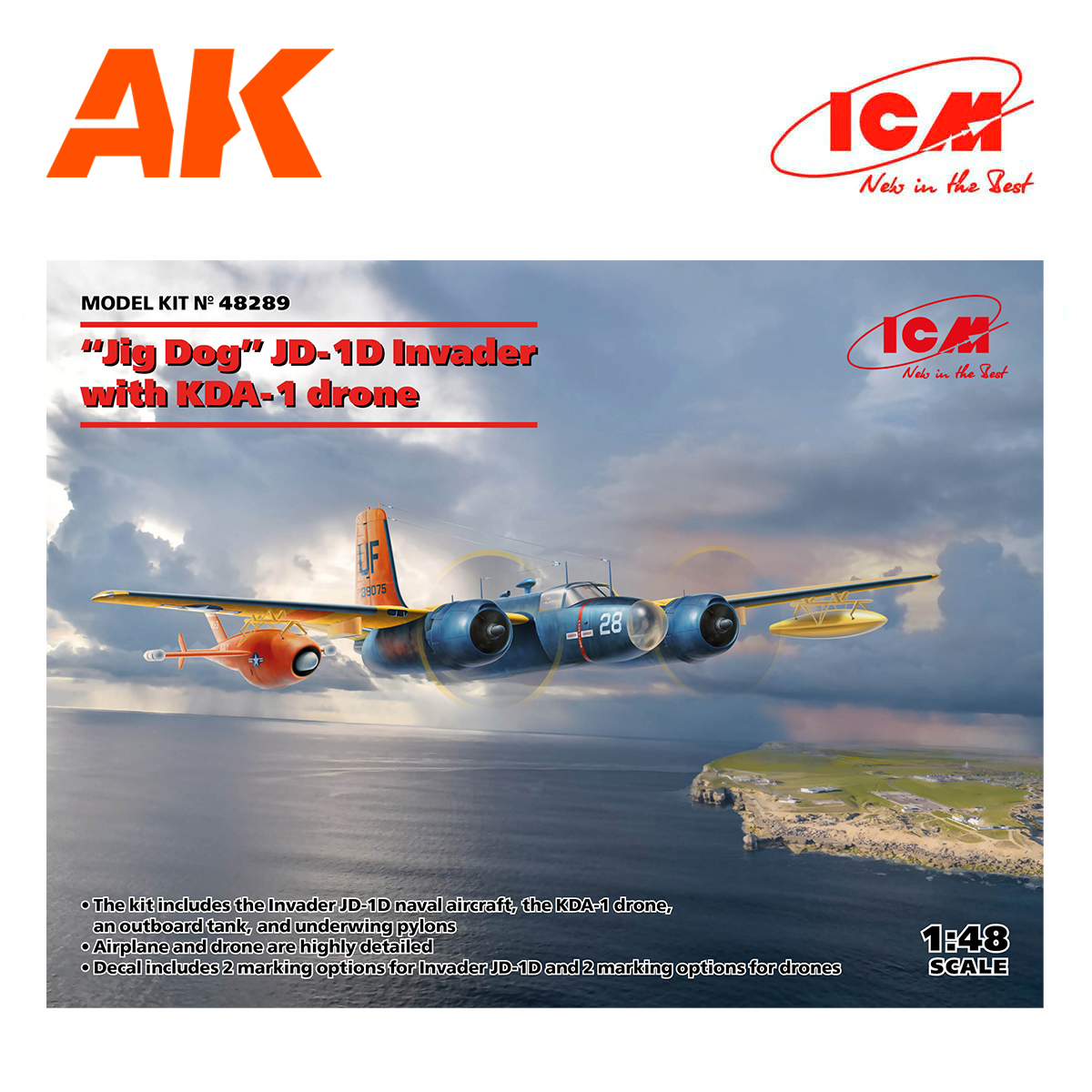 »Jig Dog’ JD-1D Invader with KDA-1 drone 1/48