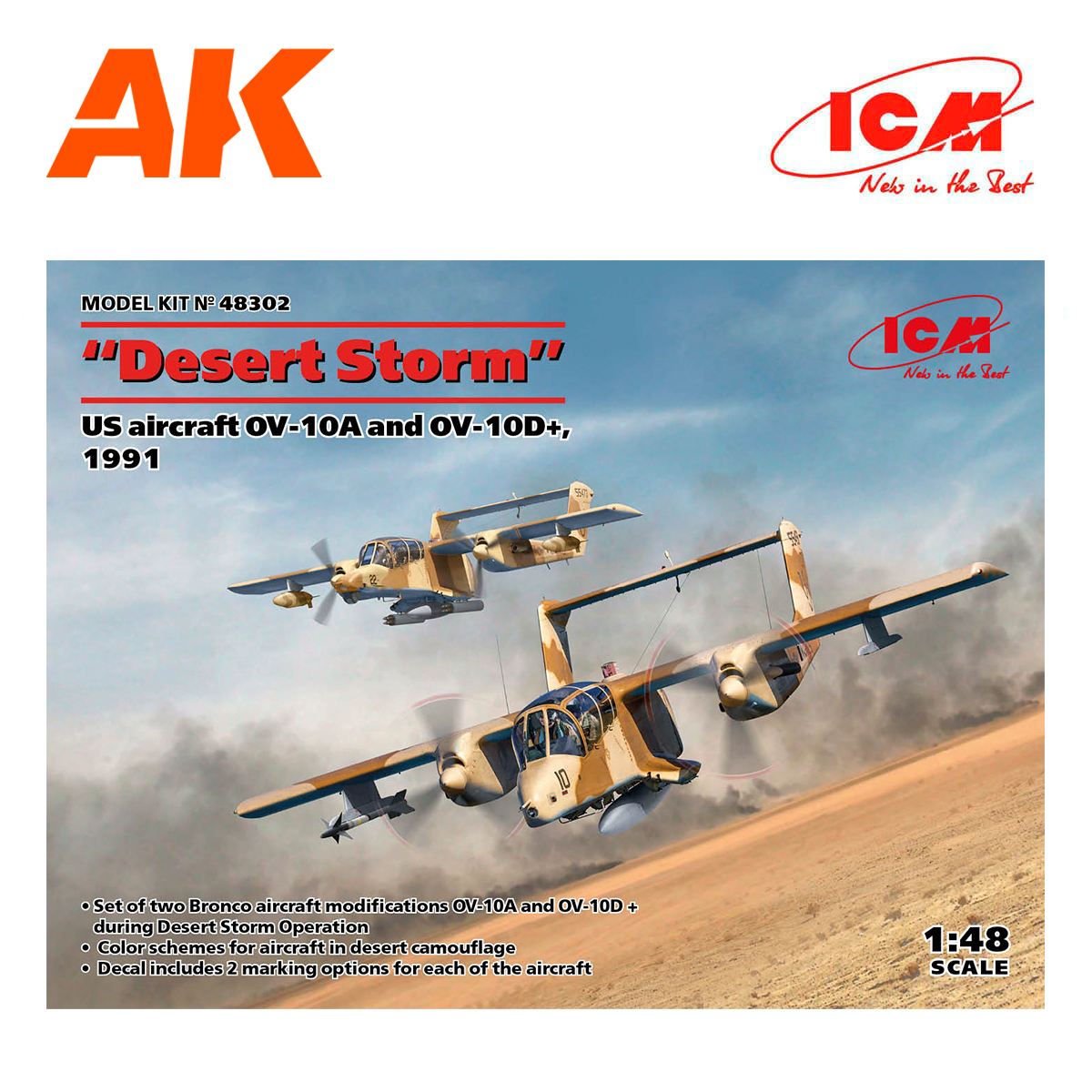 Buy 'Desert Storm'. US aircraft OV-10A and OV-10D+, 1991 1/48 