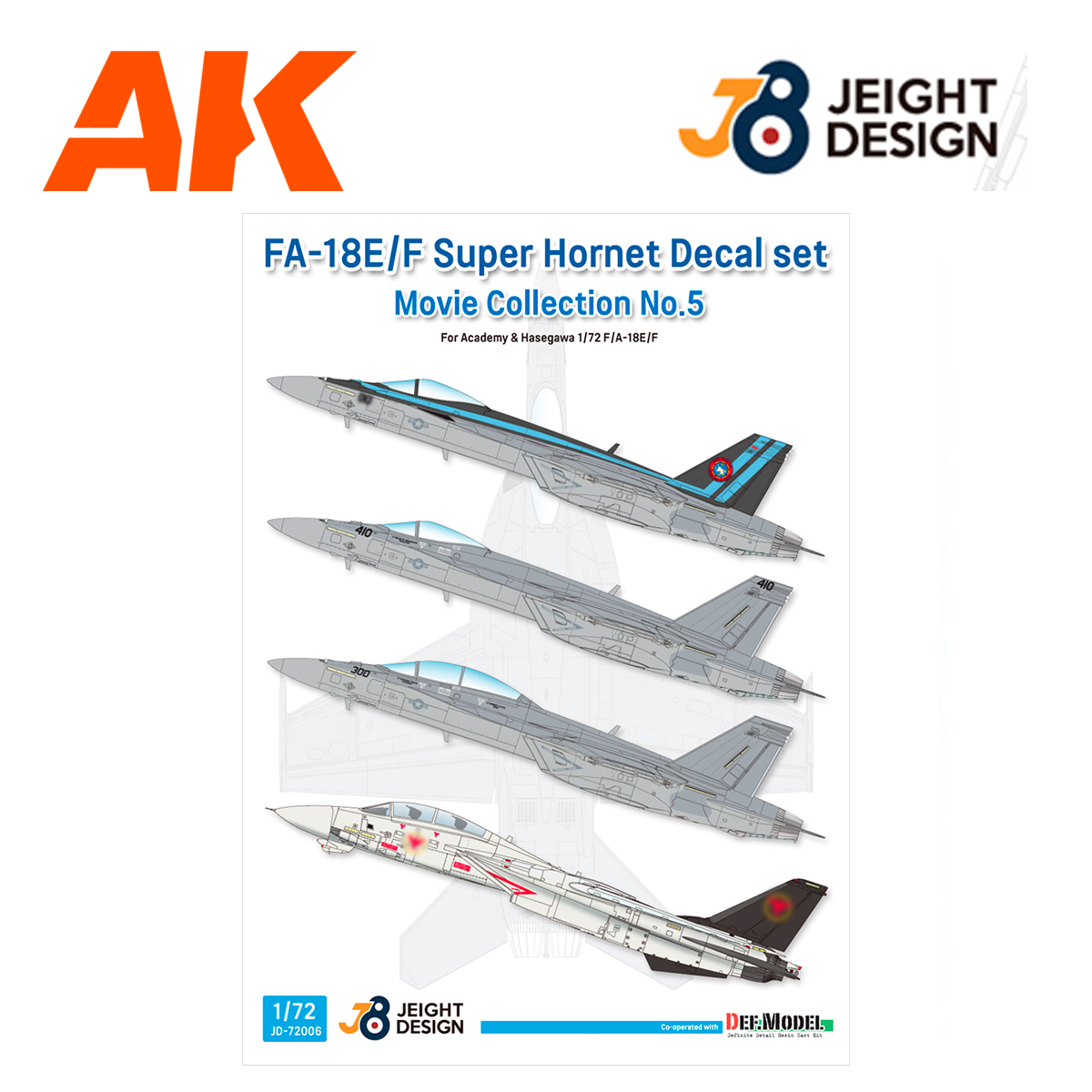 Buy F/A-18E/F Super Hornet Decal set - Movie Collection No.5 online  for6,90€