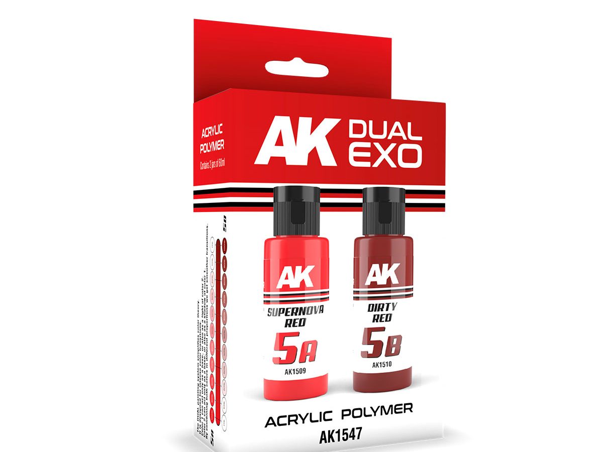 AK Interactive Dual Exo 5b - Dirty Red 60ml