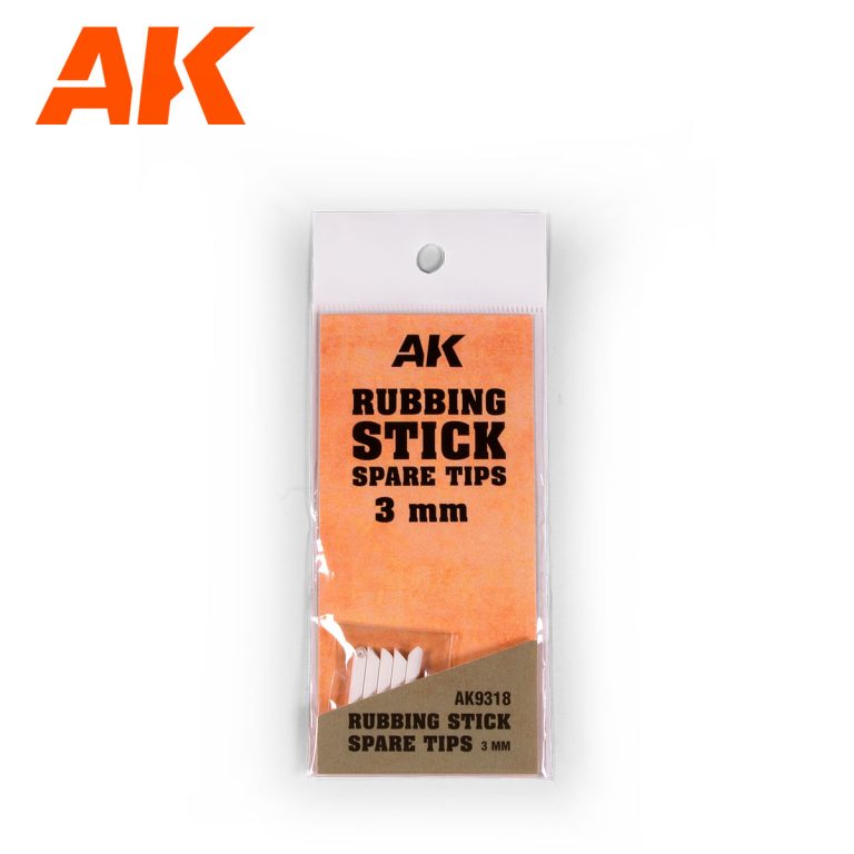 AK9318 RUBBING STICK SPARE TIPS 3mm