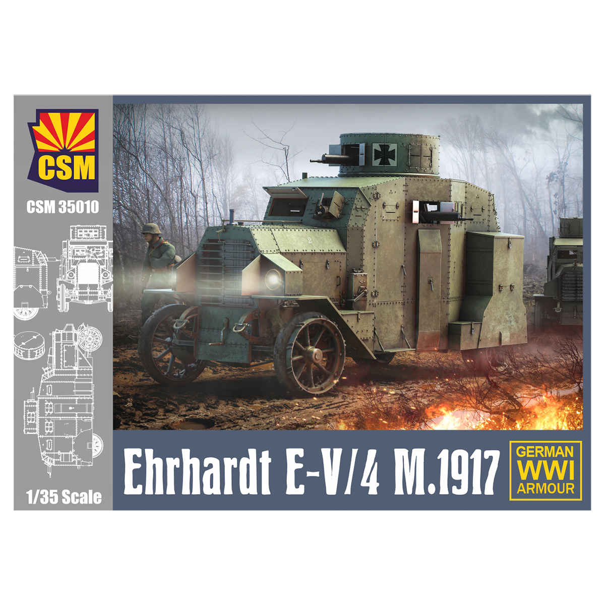 German Armoured Car Ehrhardt M.1917 1/35