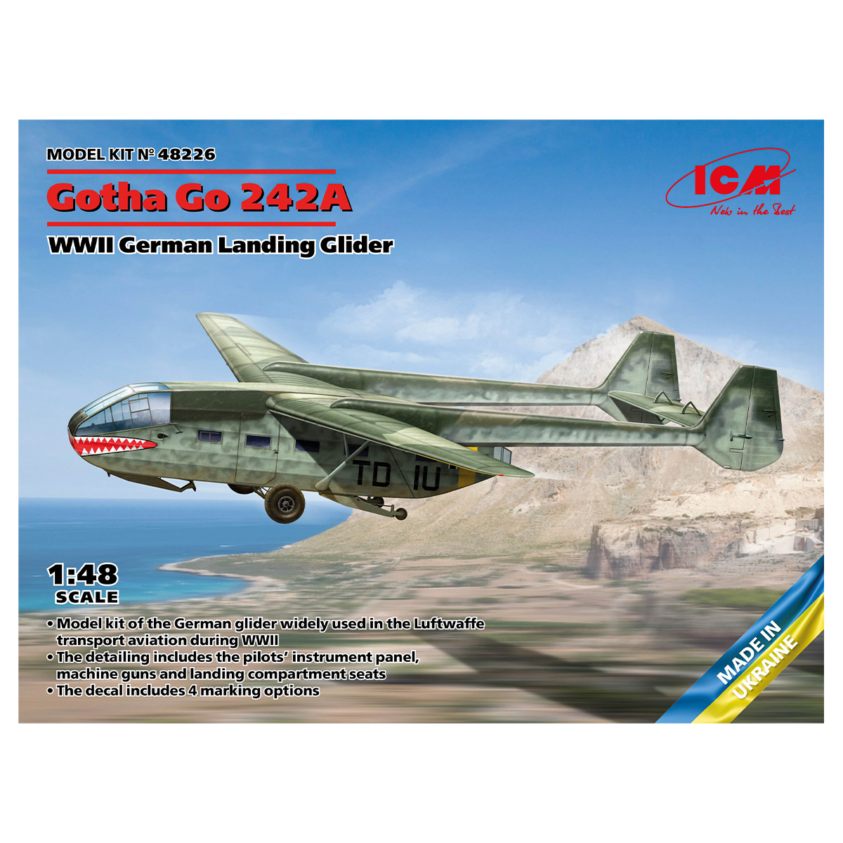 Gotha Go 242A, WWII German Landing Glider 1/48