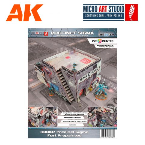 MICROH00107GREY Precinct Sigma Fort (1) PREPAINTED (grey)
