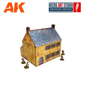 MICROH00126 WW2 Normandy Townhouse 2 PREPAINTED