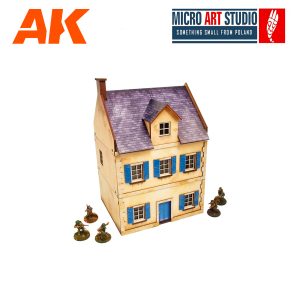 MICROH00127 WW2 Normandy Townhouse 3 PREPAINTED