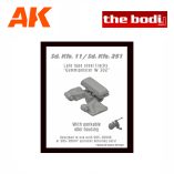 TB SBS-35043 Sd.Kfz.11/Sd.Kfz. 251 late type steel tracks (Gummi. W302)