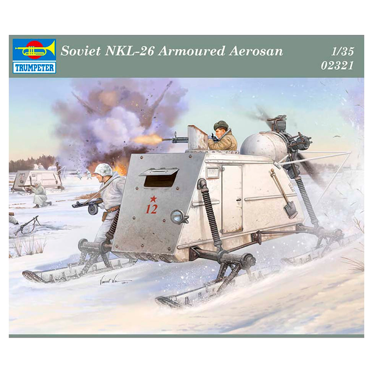Soviet NKL-26 Armored Aerosan 1/35