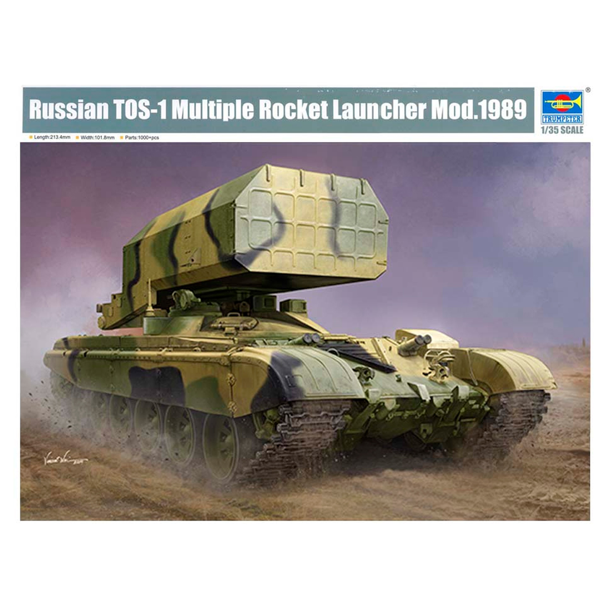 TOS-1 Multiple Rocket Launcher m.1989 1/35