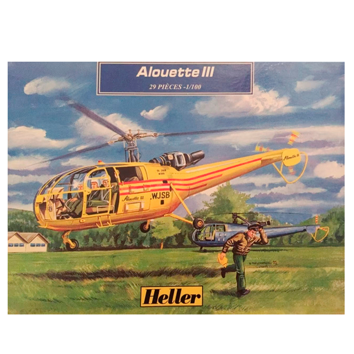 HELLER 1/100 Alouette III