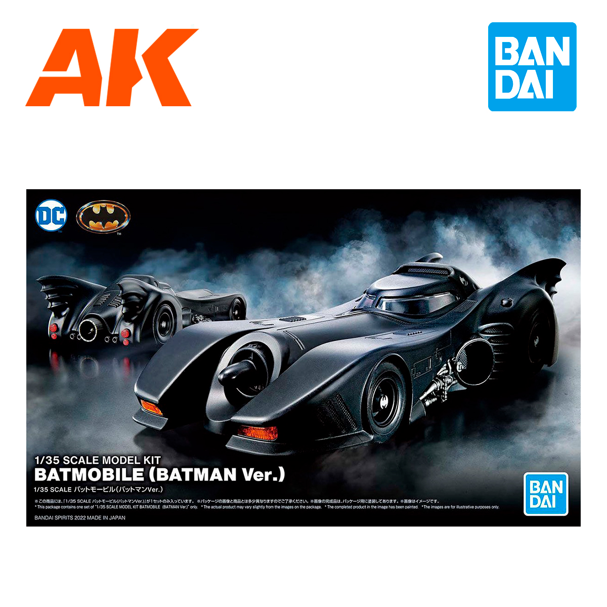 Buy BATMAN 1989 BATMOBILE 1/35 MODEL KIT online for 58,95€ | AK-Interactive