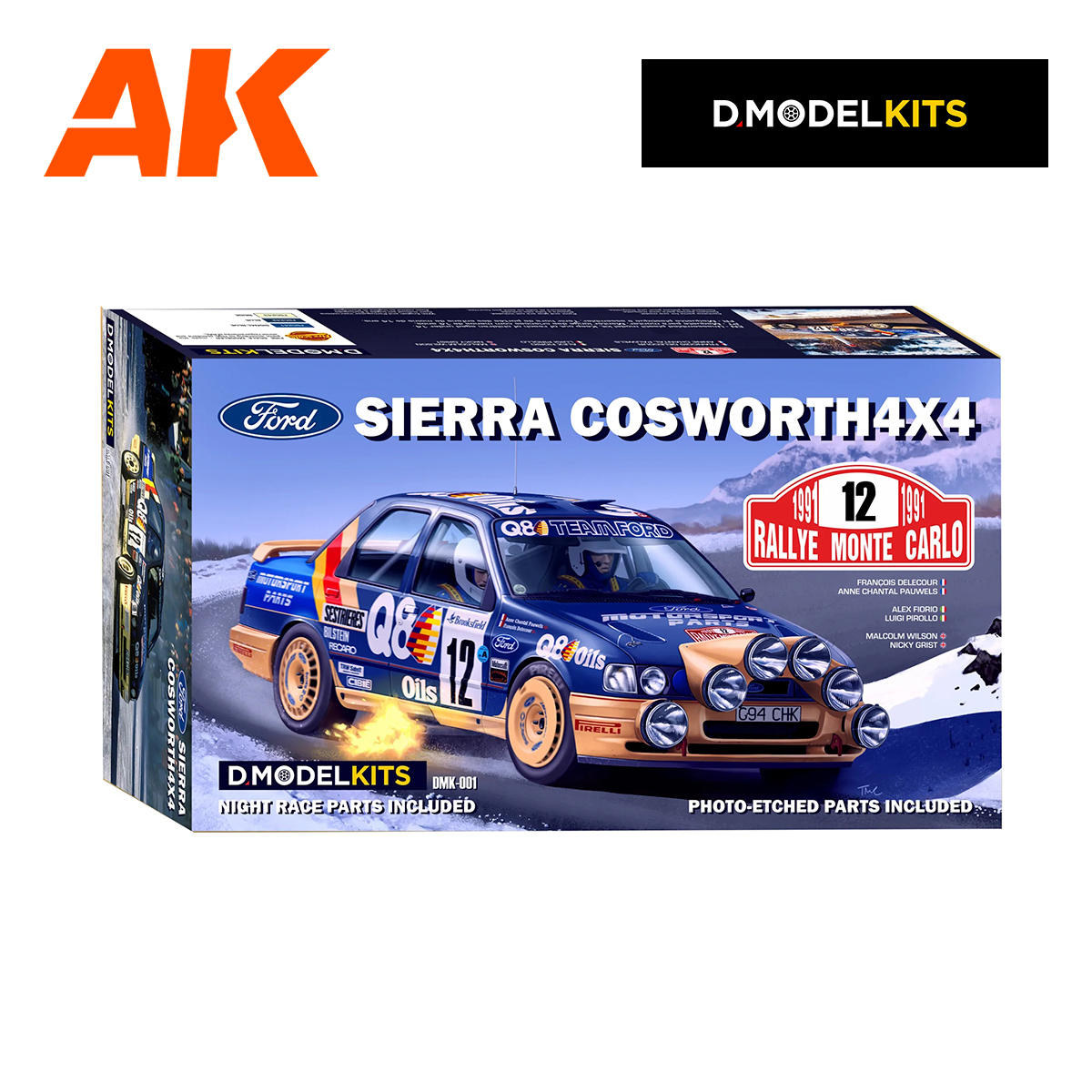 Ford Sierra Cosworth 4×4 Rally Monte Carlo 1991 1/24