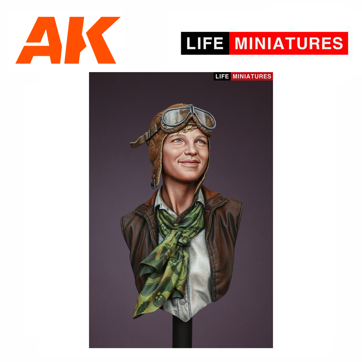 Life Miniatures – The Sky’s No Limit – Amelia Earhart – 1/10 bust