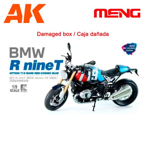 OUT MM MT-003t 1/9 BMW R nineT Option 719 Mars Red/Cosmic Blue (Pre-colored Edition)