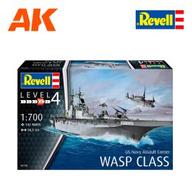 REV05178 1/700 US Navy Assault Carrier Wasp Class