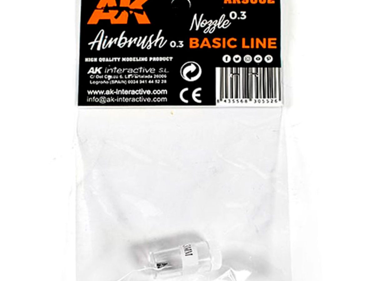 Buy 0.3 NOZZLE FOR AK AIRBRUSH online for 5,50€