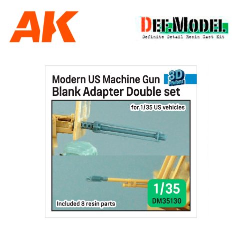 DEF DM35130 Modern US Machine gun Blank Firing Adapter barrel set (for 1/35 US vehicles)
