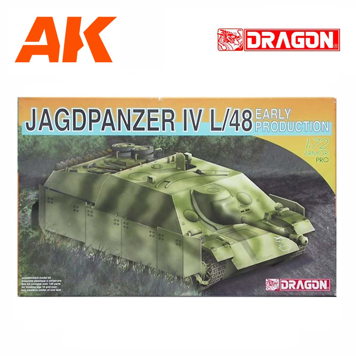 DRAGON 1/72 Jagdpanzer IV L/48 Early Production