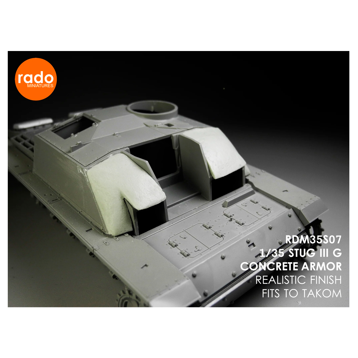 StuG Concrete Armor (for Takom) 1/35