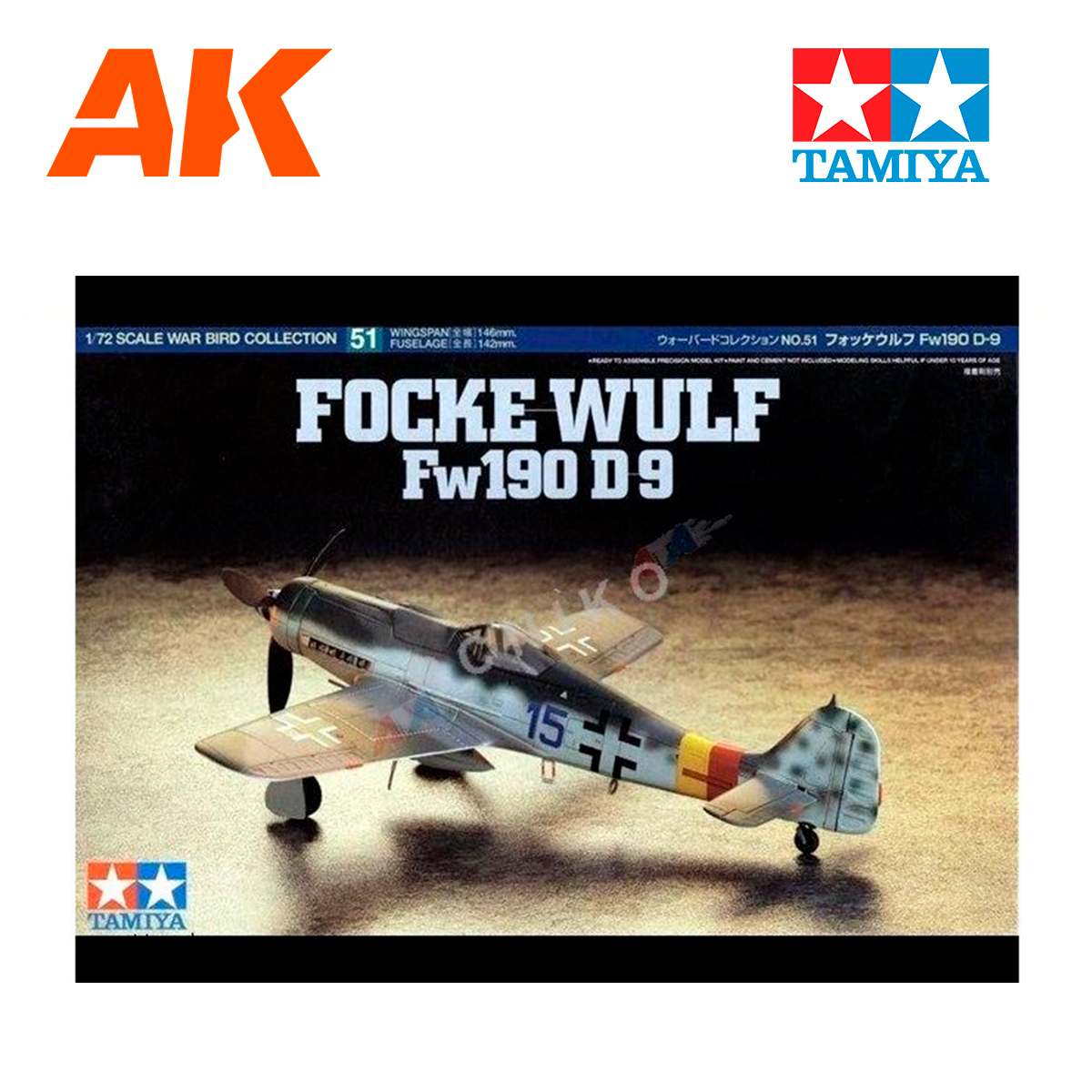 Buy Focke-Wulf Fw190D-9 1/72 online for13,50€ | AK-Interactive