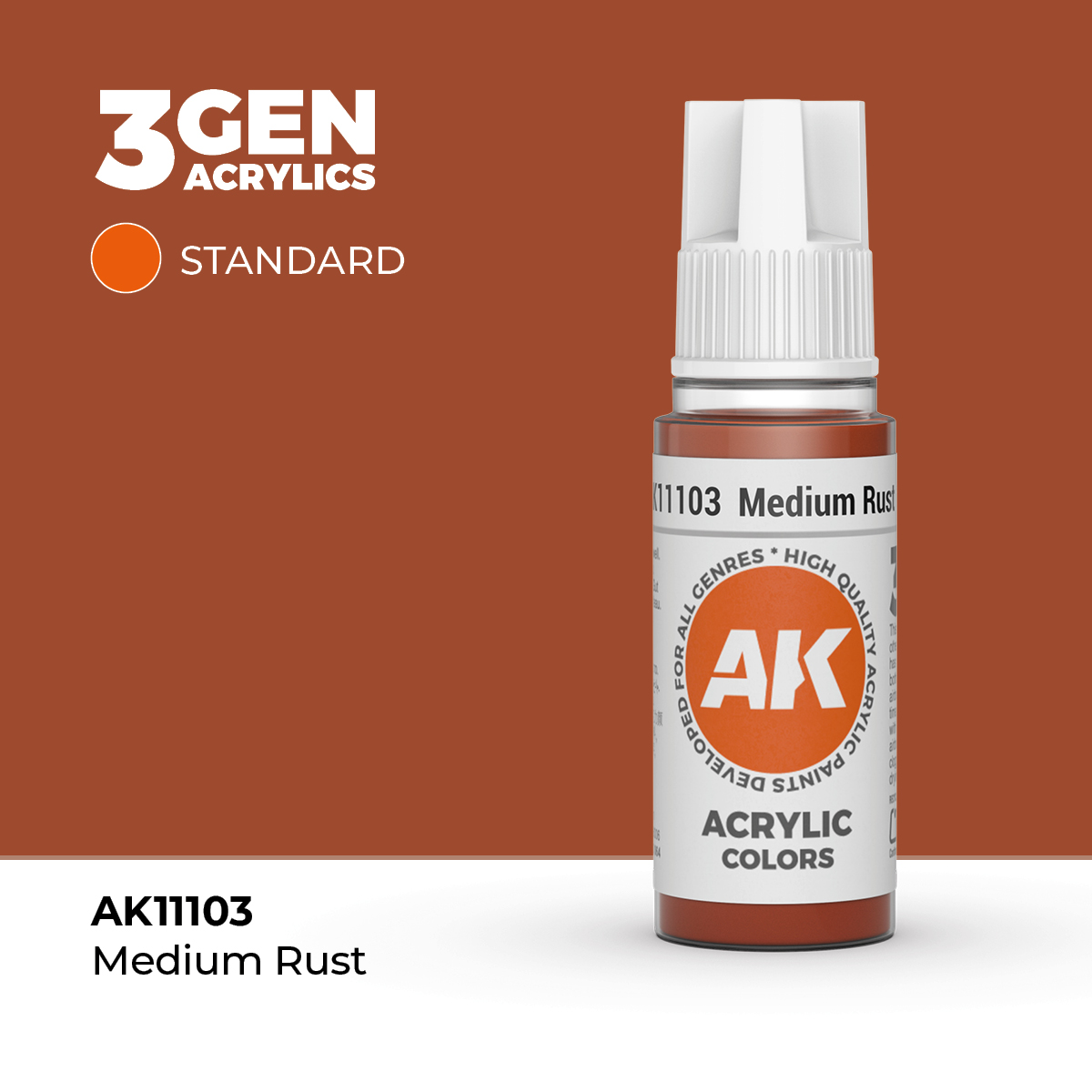 ÓXIDO MEDIO – ESTANDAR – 3GEN PINTURA ACRILICA