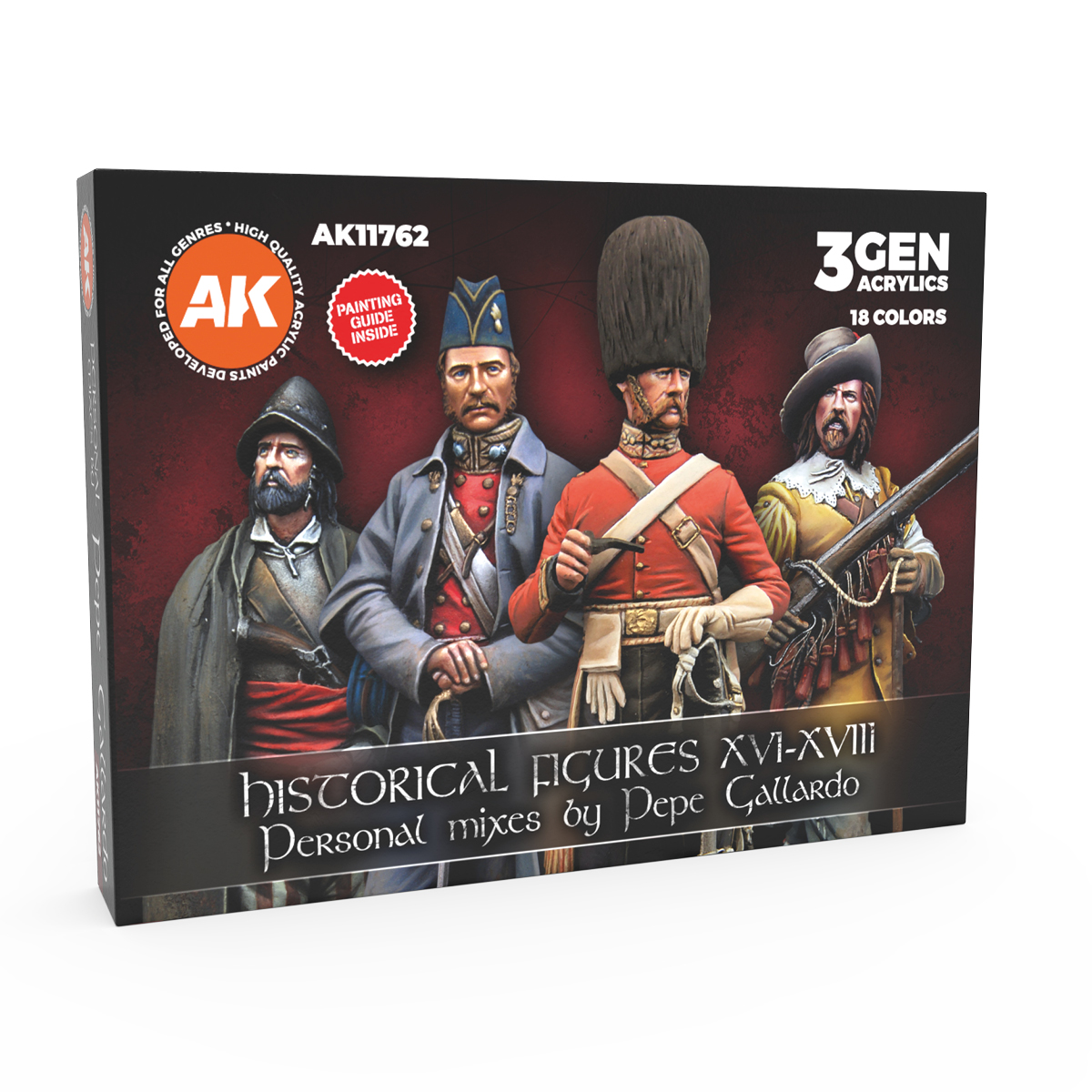 SIGNATURE SET – HISTORICAL FIGURES S. XVI-XVIII BY PEPE GALLARDO