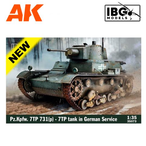 IBG35073 Pz.Kpfw. 7TP 731(p) in German service 1/35