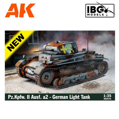 IBG35076 Pz.Kpfw. II Ausf.A2-German Light Tank 1/35