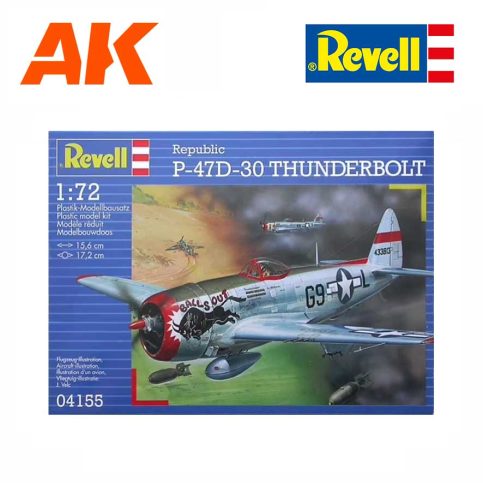 REV04155 REVELL 1/72 P-47D-30 Thunderbolt