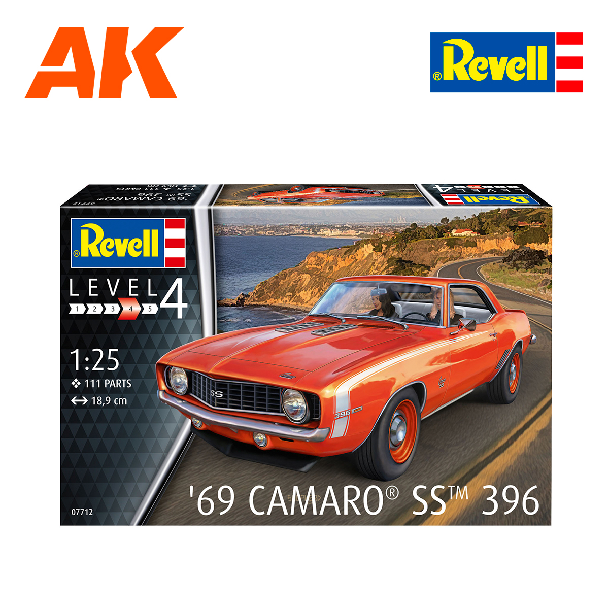 Buy 1/25 1969 Camaro SS 396 online for 32,95€ | AK-Interactive