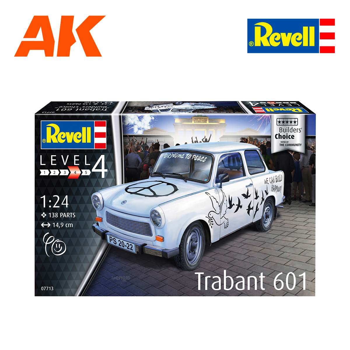 Buy 1/24 Trabant 601 Builder's Choice online for 30,50€