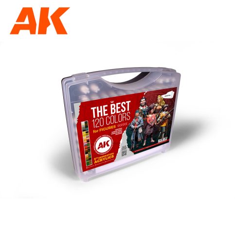 AK11704 THE BEST 120 COLORS FOR FIGURES