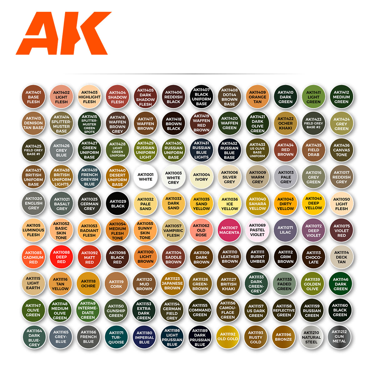 AK Interactive 3rd Generation Full Racks and Paint sets all in store! 