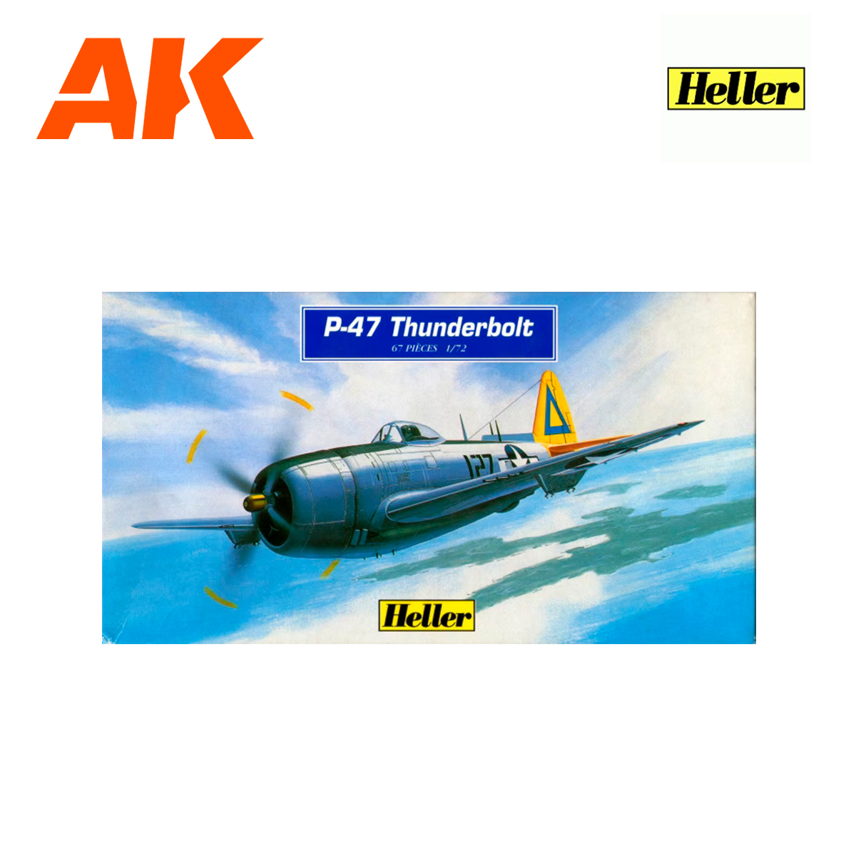 HELLER 1/72 P-47N Thunderbolt