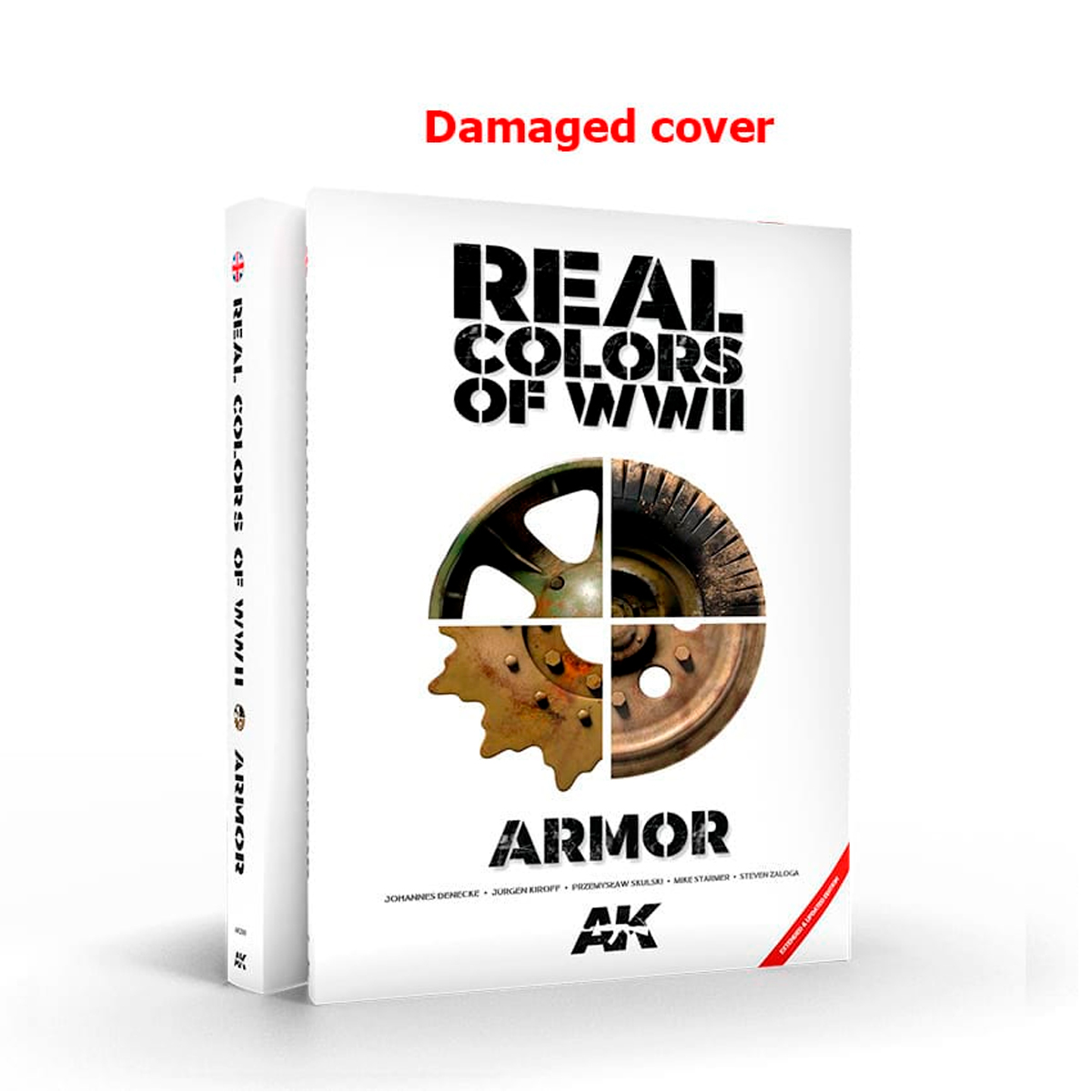 REAL COLORS OF WWII ARMOR – NEW 2ND EXTENDED & UPDATED VERSION (Damaged cover)