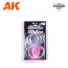 AK1113 CLEAR HOLLOW BASES 32 MM