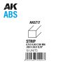 AK_ABS_6717 Strips 0.75 x 4.00 x 350mm
