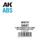 AK_ABS_6737 0.3mm thickness x 245 x 195mm